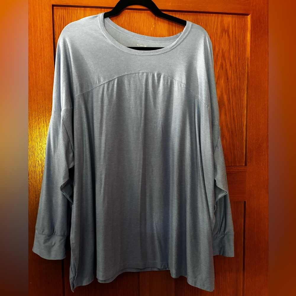Old Navy Blue Sleeve Tunic Top